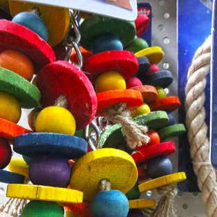 Vogelspielzeug vom Leutner Kreativ - Garten - Zoo